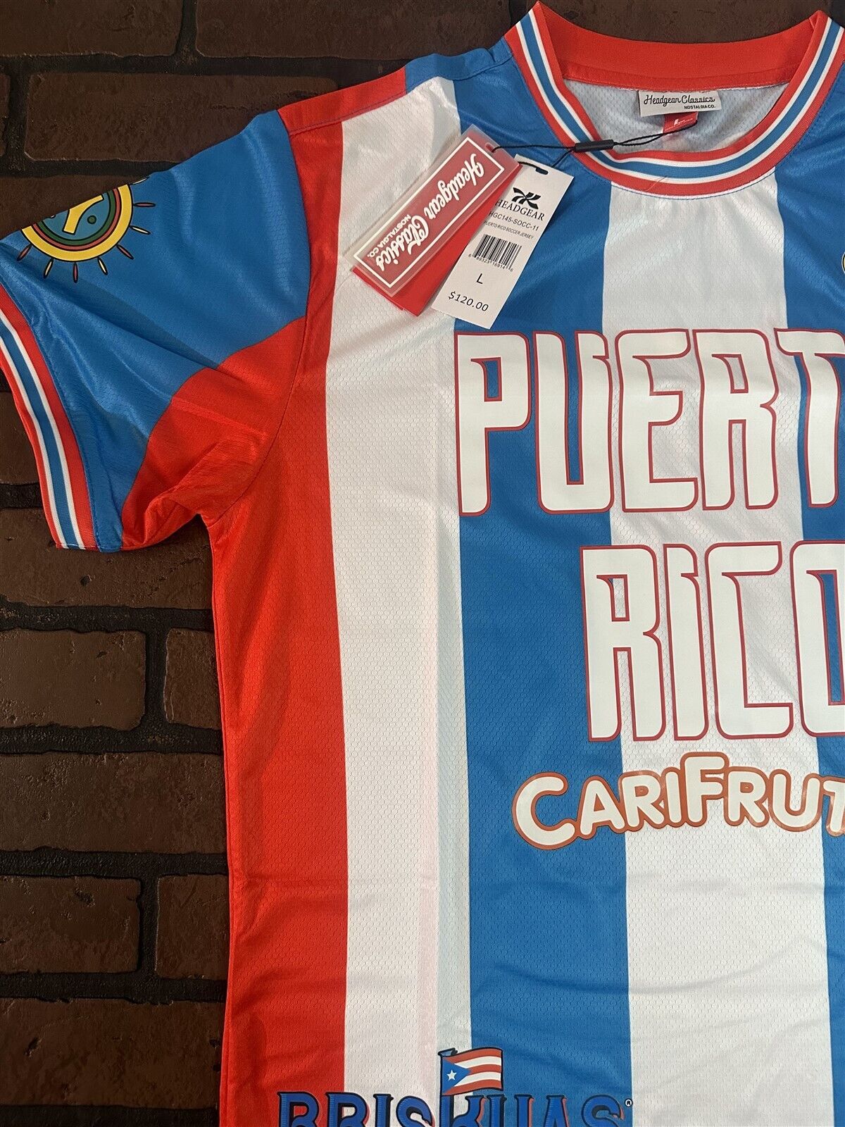 PUERTO RICO 1990 World Cup National Team Headgear Classics Soccer Jersey