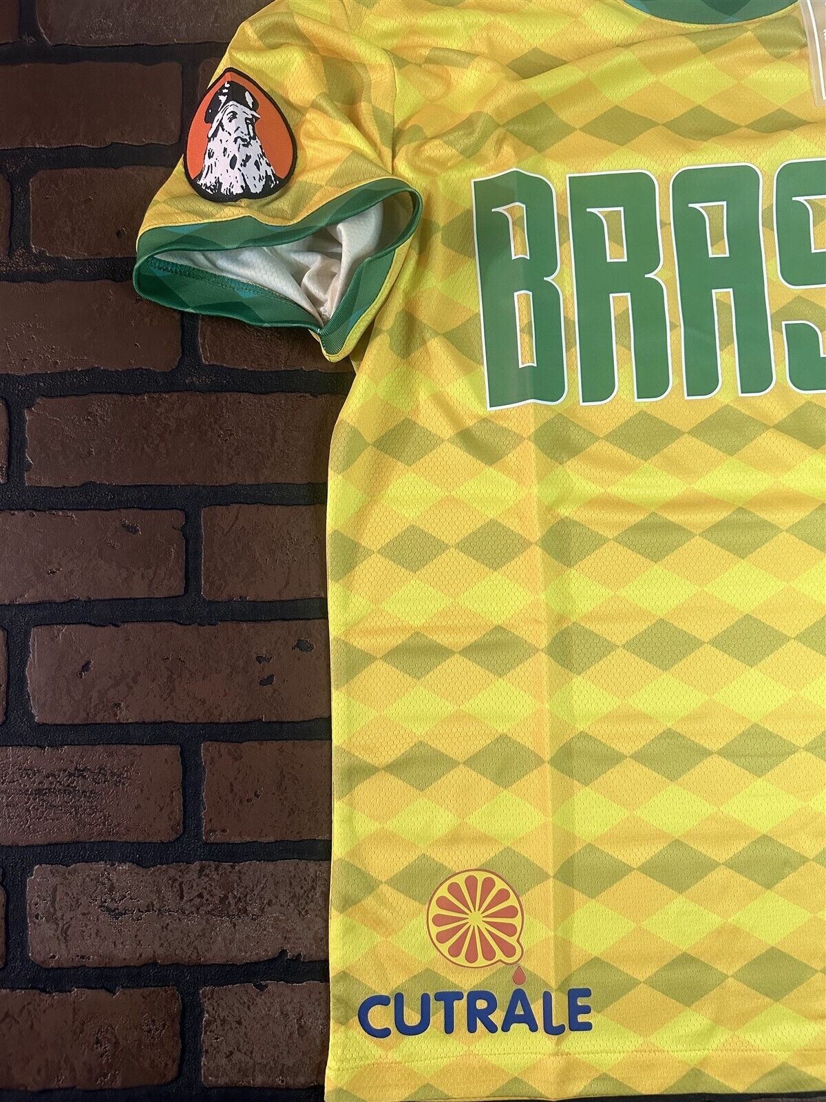 BRAZIL 1990 World Cup National Team Headgear Classics Soccer Jersey