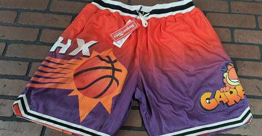 GARFIELD /PHX SUNS Headgear Classics ORNG Basketball Shorts
