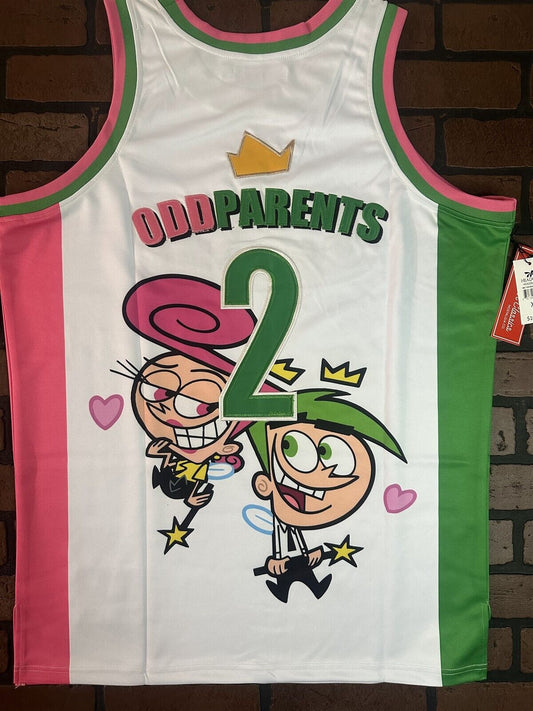 FAIRLY ODD PARENTS Headgear Classics White Basketball Jersey