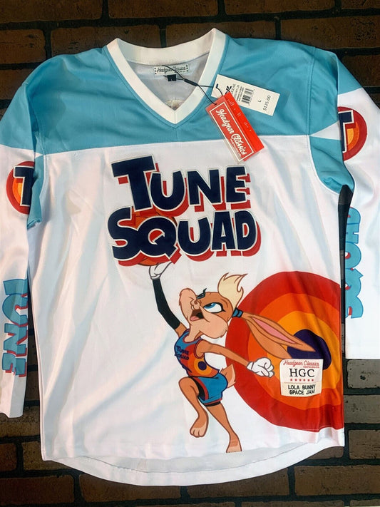TUNE SQUAD Lola Bunny Headgear Classics Hockey Teal Jersey