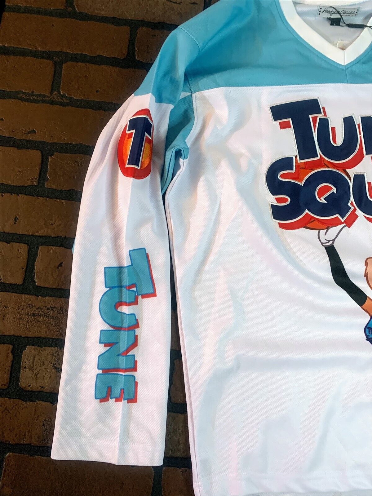 TUNE SQUAD Lola Bunny Headgear Classics Hockey Teal Jersey