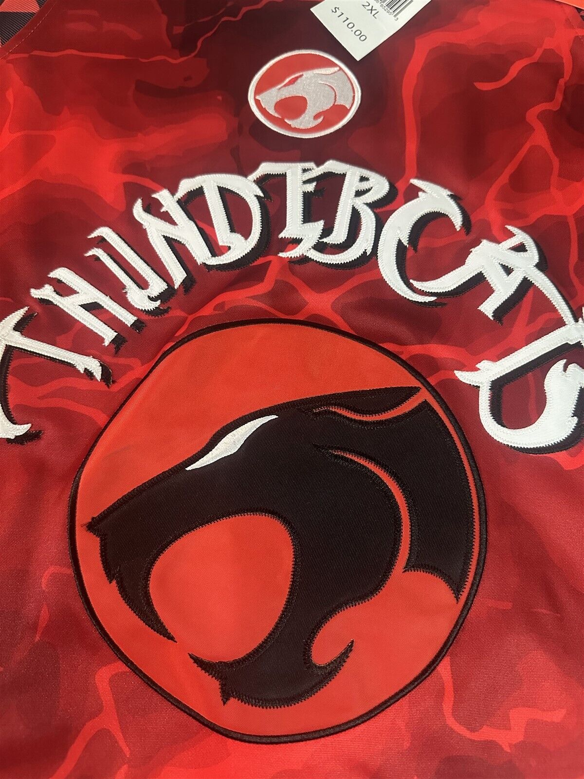 THUNDERCATS Red Headgear Classics Basketball Jersey