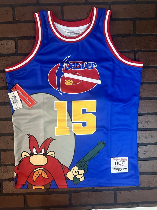 YOSEMITE SAM / DENVER Retro Headgear Classics Basketball Jersey
