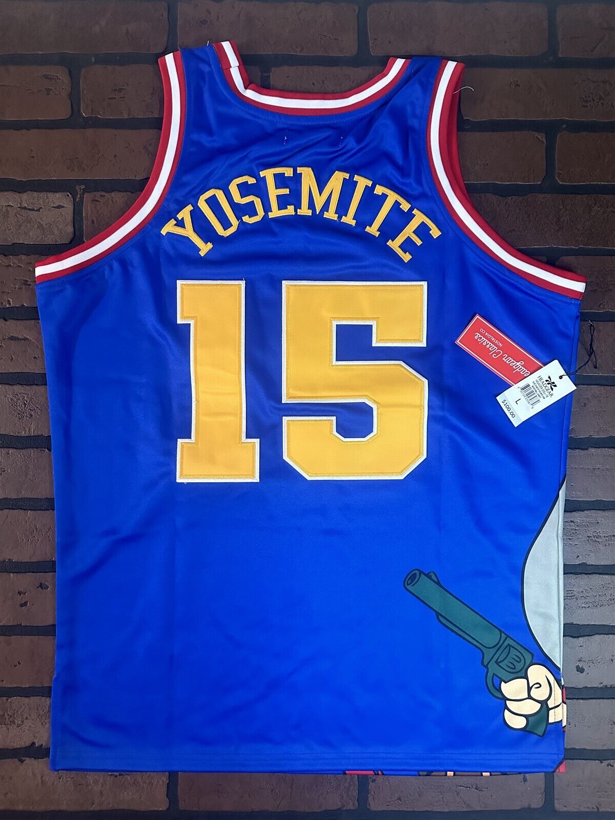 YOSEMITE SAM / DENVER Retro Headgear Classics Basketball Jersey