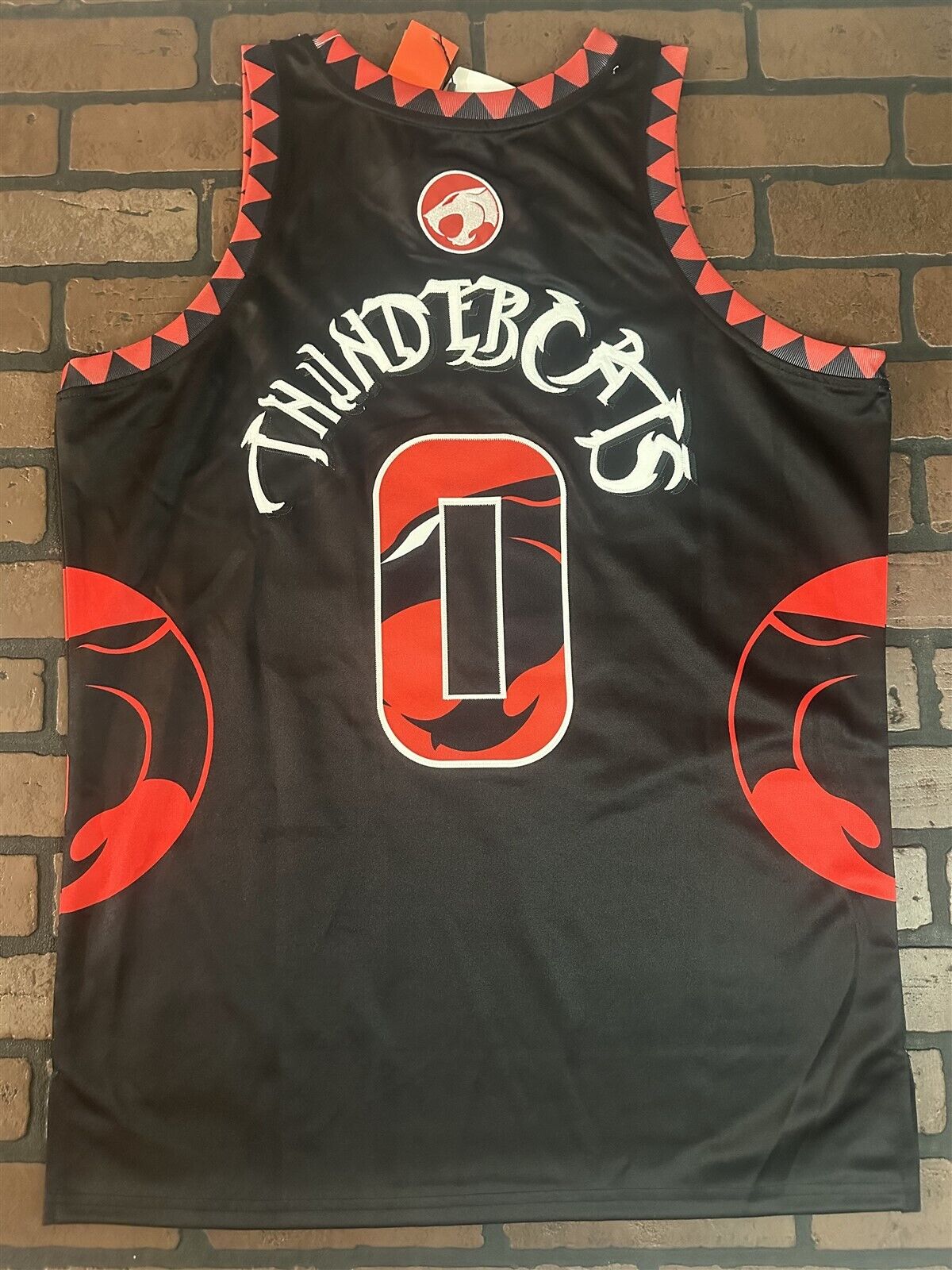 THUNDERCATS Black Headgear Classics Basketball Jersey