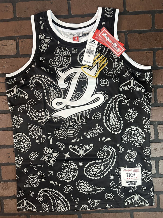 DREAMVILLE Headgear Classics Black Basketball Jersey