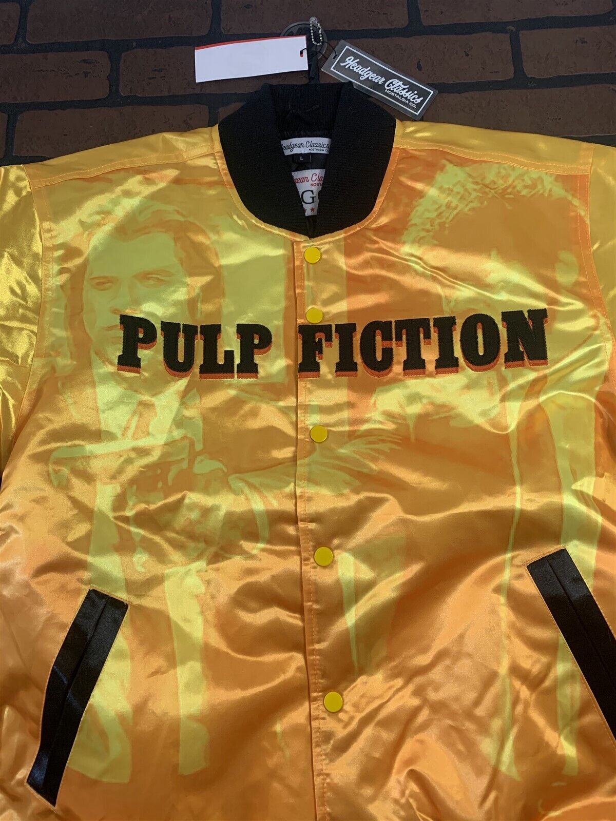 PULP FICTION BAD MOTHER F Headgear Classics Streetwear Jacket~Never Worn