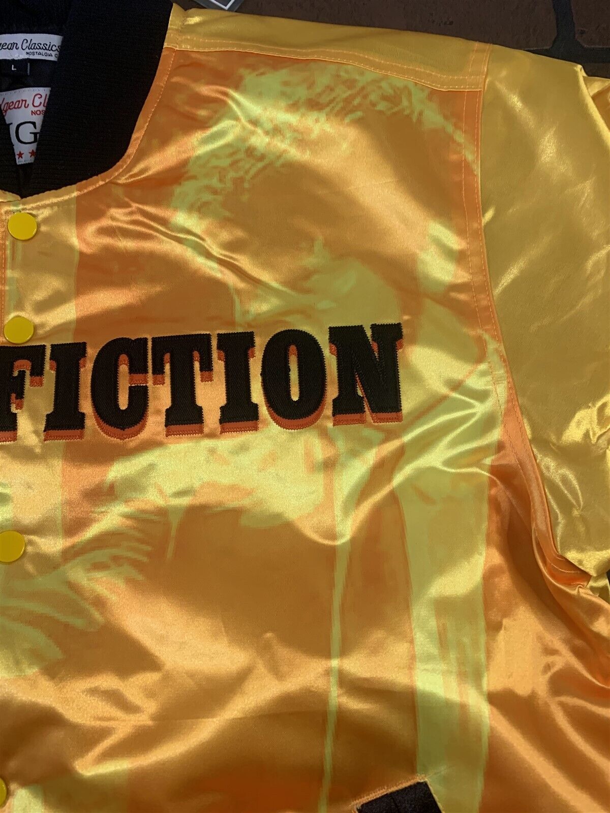 PULP FICTION BAD MOTHER F Headgear Classics Streetwear Jacket~Never Worn