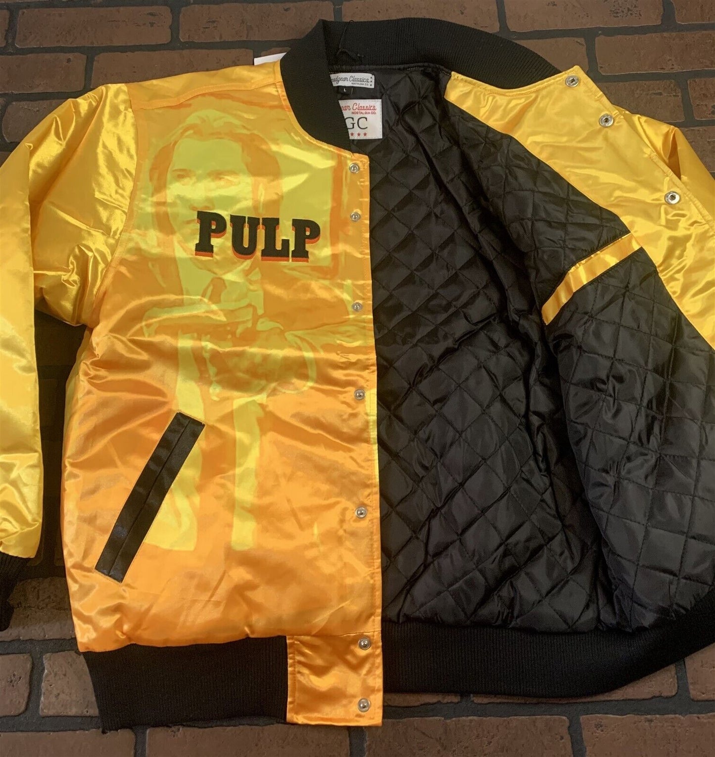 PULP FICTION BAD MOTHER F Headgear Classics Streetwear Jacket~Never Worn