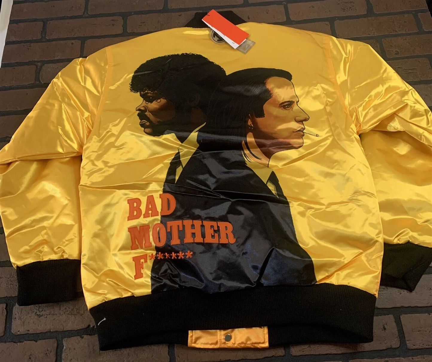 PULP FICTION BAD MOTHER F Headgear Classics Streetwear Jacket~Never Worn