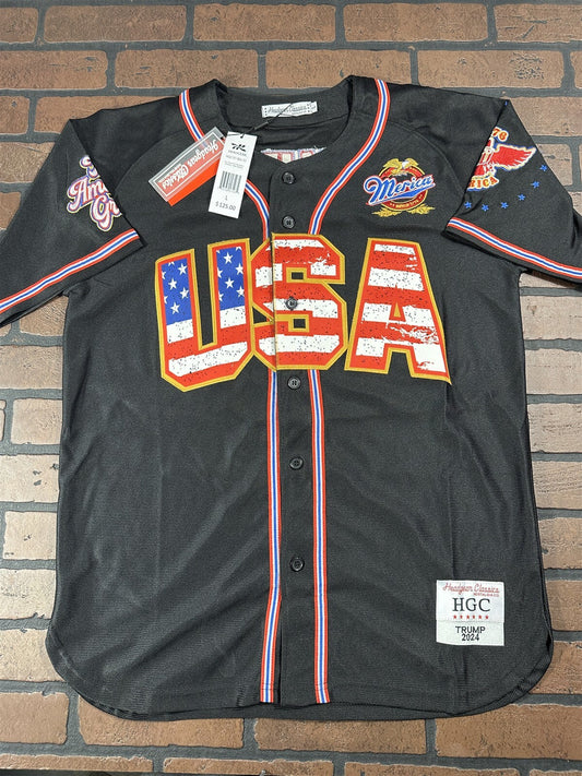 TRUMP USA #45 Headgear Classics Baseball Jersey