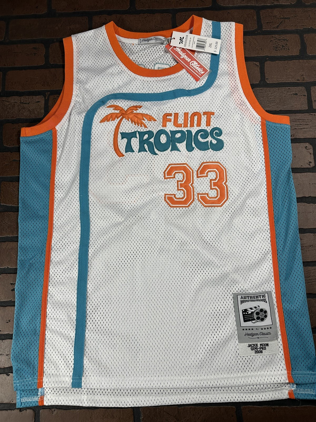 SEMI-PRO Flint Tropics Headgear Classics Basketball Jersey