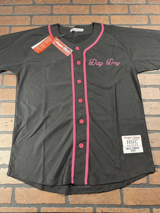 PINKY'S Day Day Next Friday Headgear Classics Black Baseball Jersey