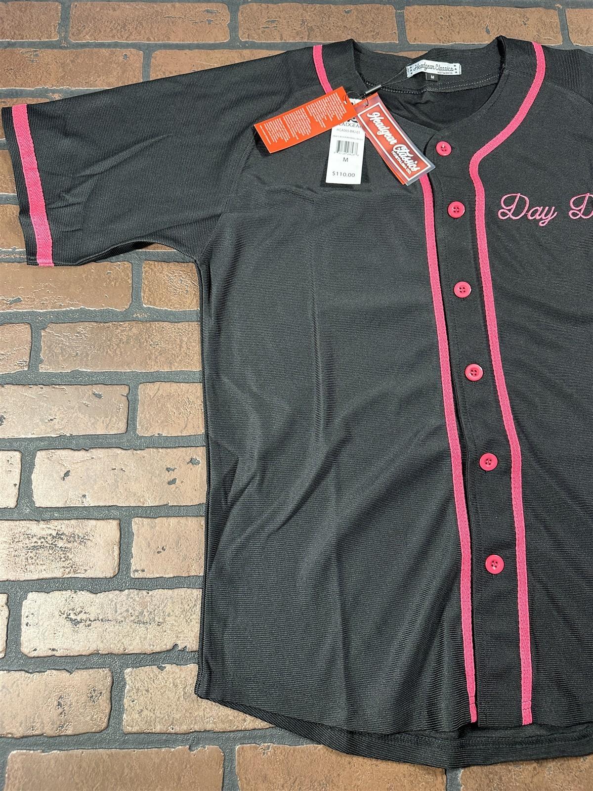 PINKY'S Day Day Next Friday Headgear Classics Black Baseball Jersey