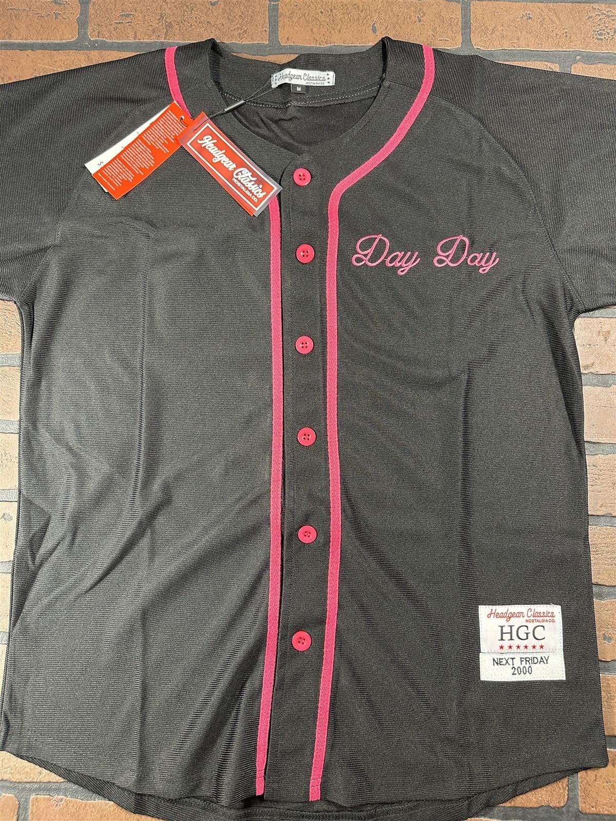 PINKY'S Day Day Next Friday Headgear Classics Black Baseball Jersey