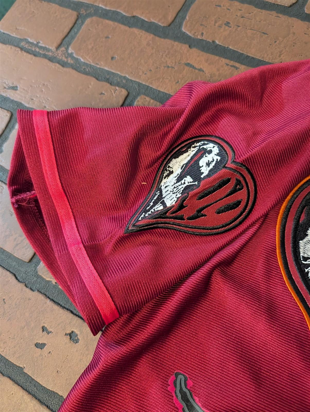 JUICE WRLD Brand X Fighting Demons Maroon Baseball Jersey