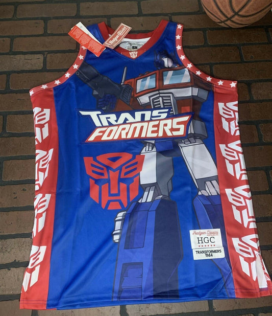 TRANSFORMERS / OPTIMUS PRIME Headgear Classics Basketball Jersey