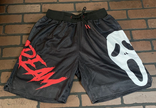SCREAM Headgear Classics Basketball Black Shorts