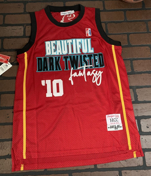 KANYE DARK TWISTED FANTASY Headgear Classics Basketball Jersey