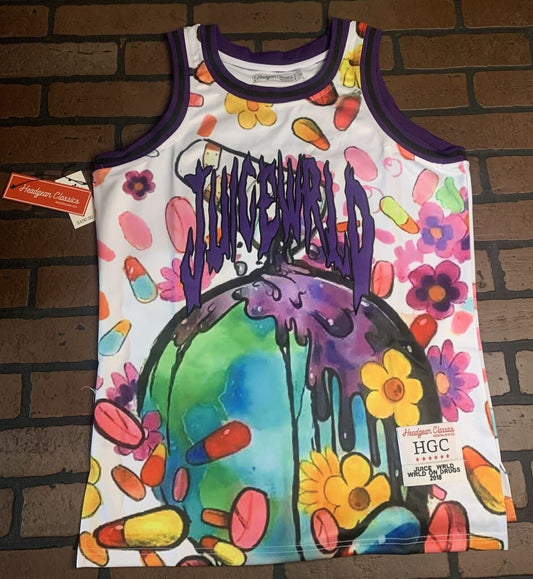 JUICE WRLD 999 Pills Headgear Classics Basketball Jersey