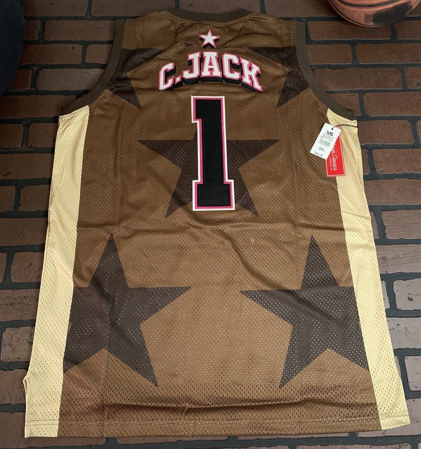 C.JACK / HOUSTON Headgear Classics Basketball Jersey