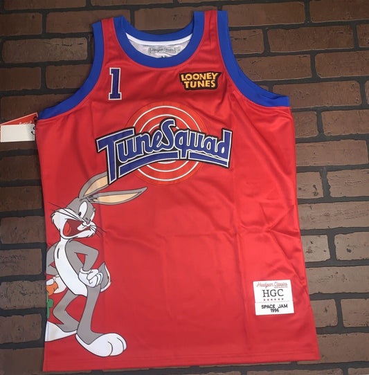 LOONEY TUNES TUNESQUAD Red Headgear Classics Basketball Jersey