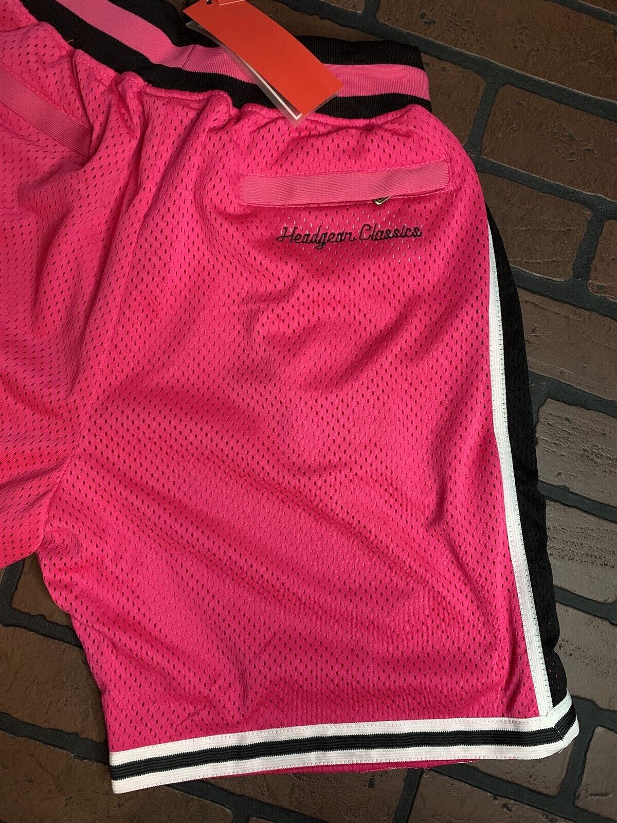 PINKY'S RECORDS Headgear Classics Pink Basketball Shorts ~Never Worn~ M XL