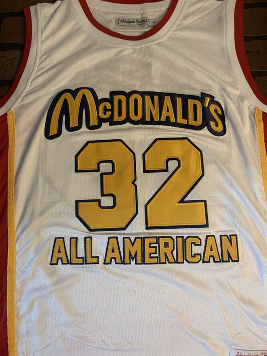 LEBRON McDonalds "32" Headgear Classics Basketball Jersey