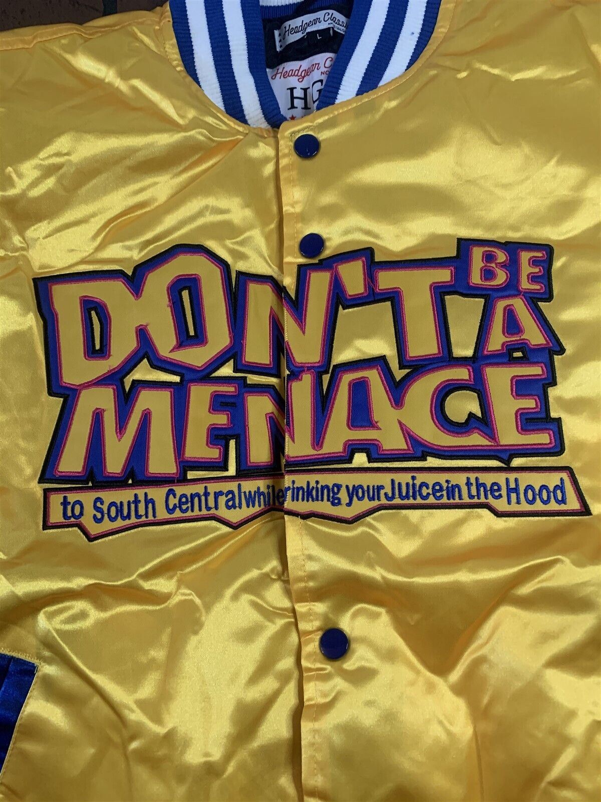 DON'T BE A MENACE LOR DOG Headgear Classics Streetwear Jacket