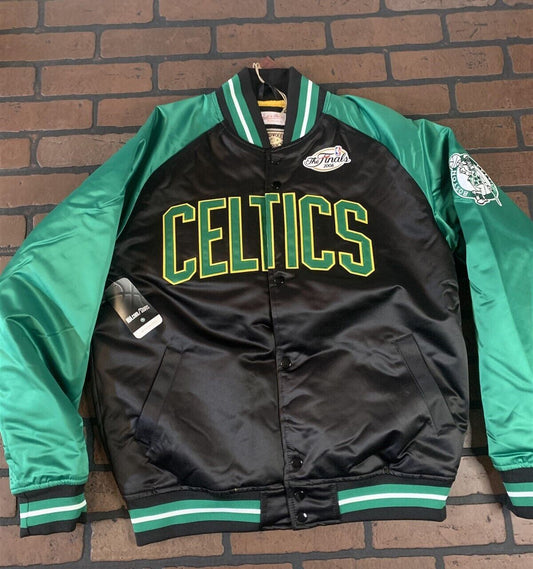 BOSTON CELTICS Mitchell & Ness Special Script Heavyweight Jacket L