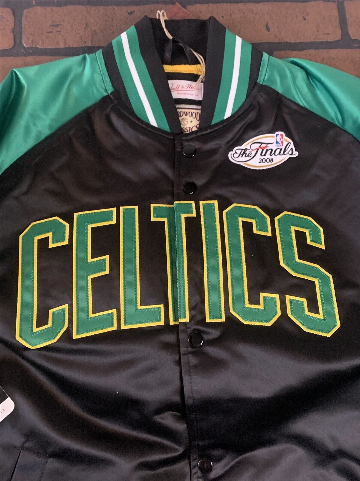 BOSTON CELTICS Mitchell & Ness Special Script Heavyweight Jacket L