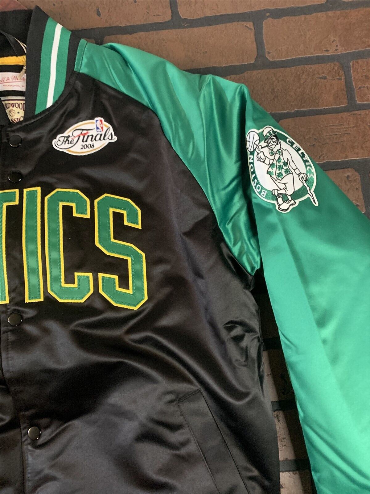 BOSTON CELTICS Mitchell & Ness Special Script Heavyweight Jacket L