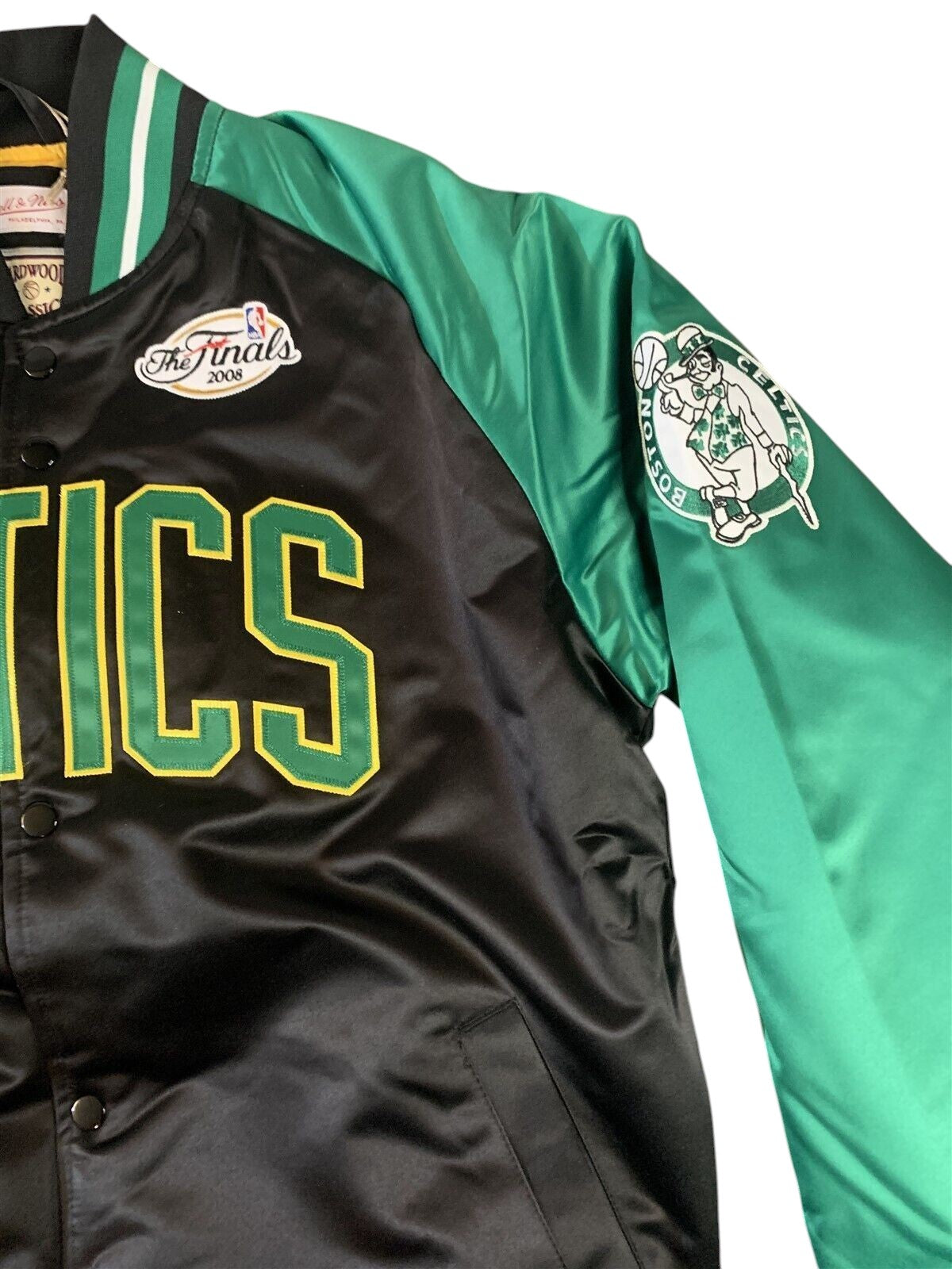 BOSTON CELTICS Mitchell & Ness Special Script Heavyweight Jacket L