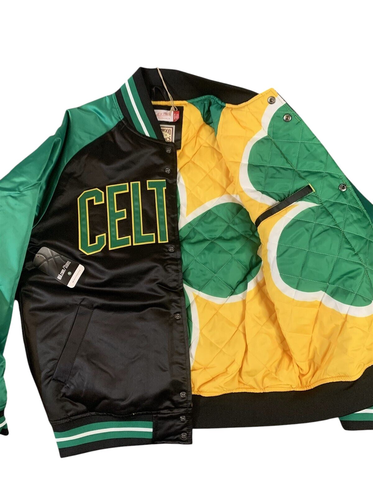 BOSTON CELTICS Mitchell & Ness Special Script Heavyweight Jacket L