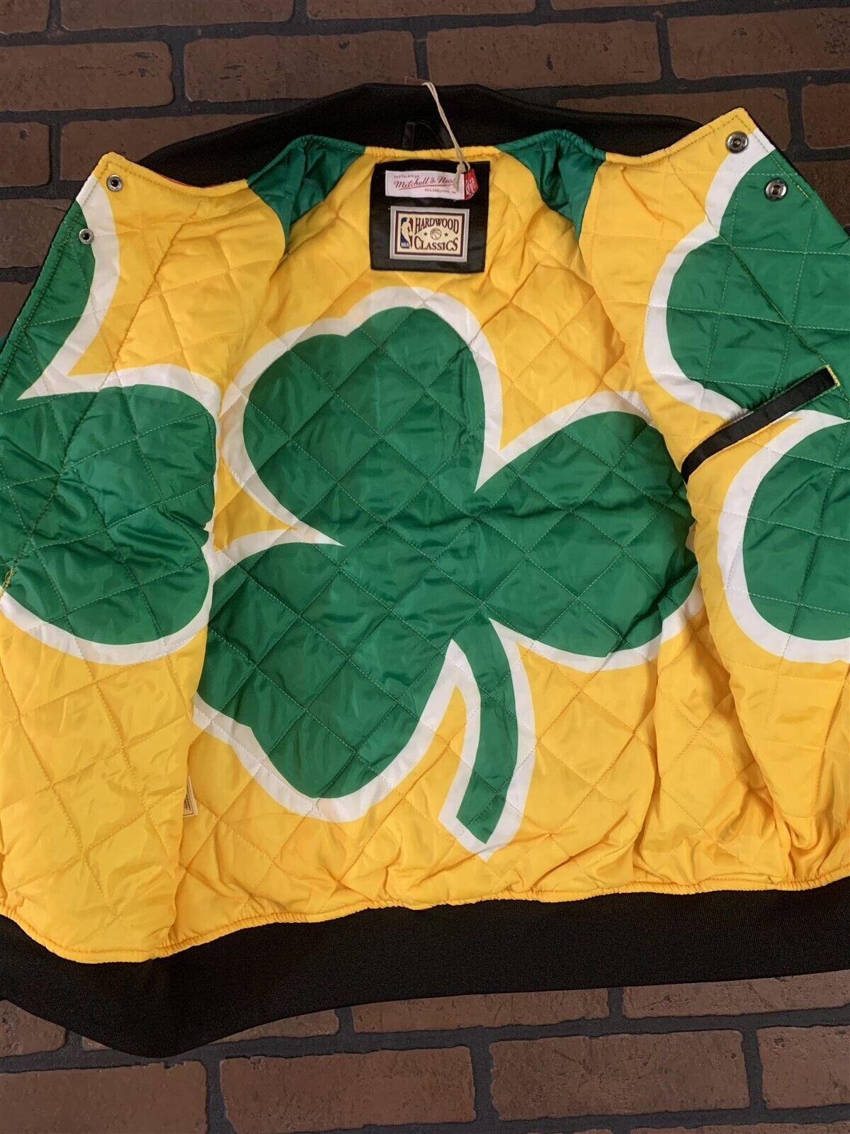 BOSTON CELTICS Mitchell & Ness Special Script Heavyweight Jacket L