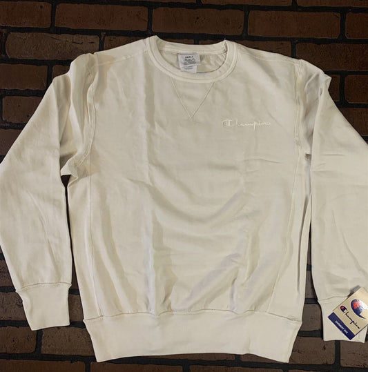 Champion Cream Light Weight Sweatshirt