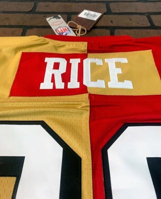 JERRY RICE 1994 Mitchell & Ness Split Legacy Football Jersey