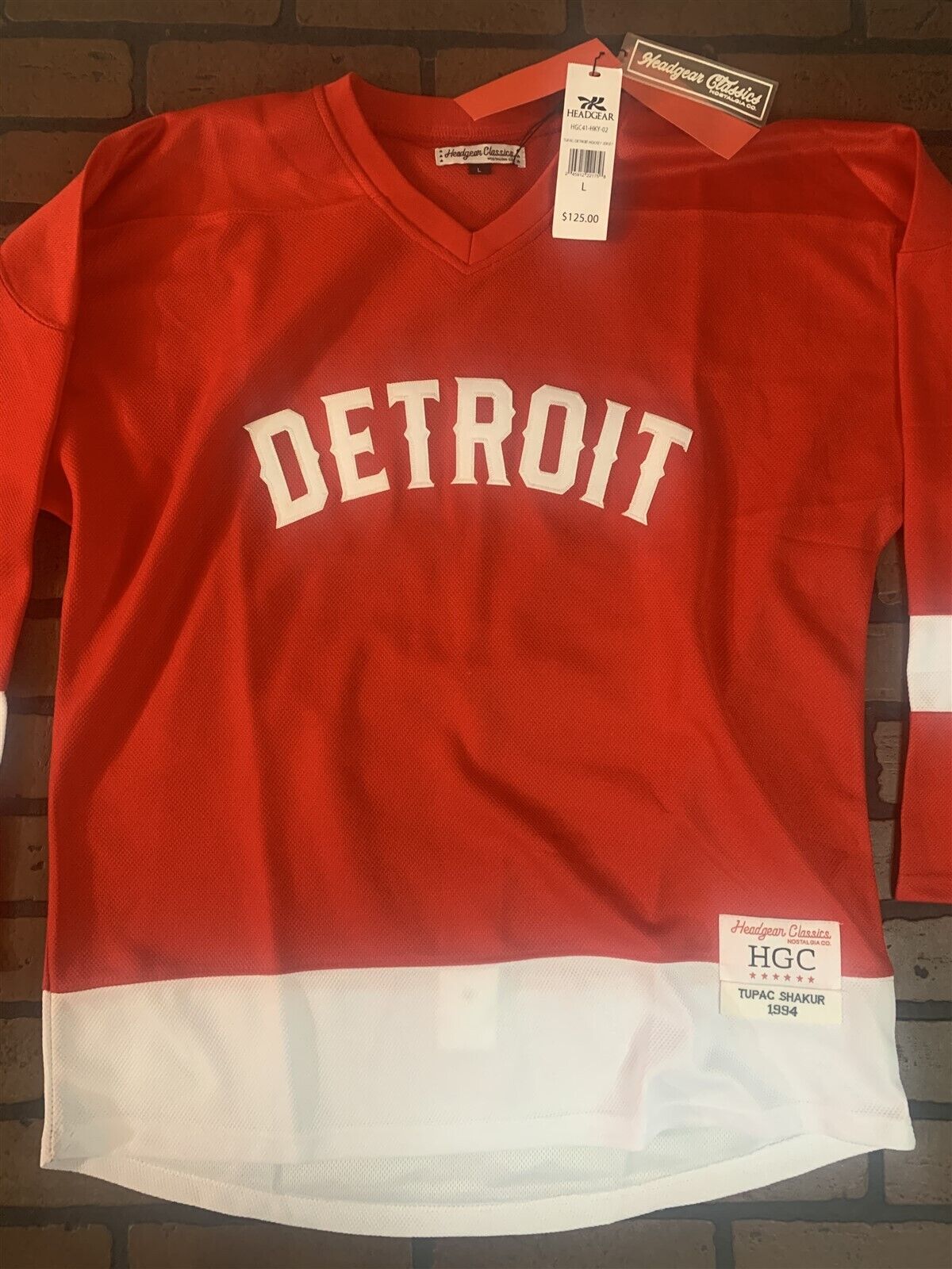 TUPAC Headgear Classics Hockey Red Jersey