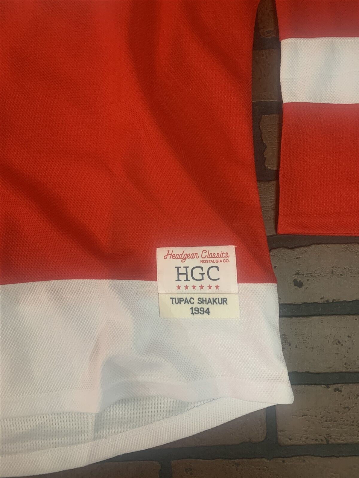 TUPAC Headgear Classics Hockey Red Jersey