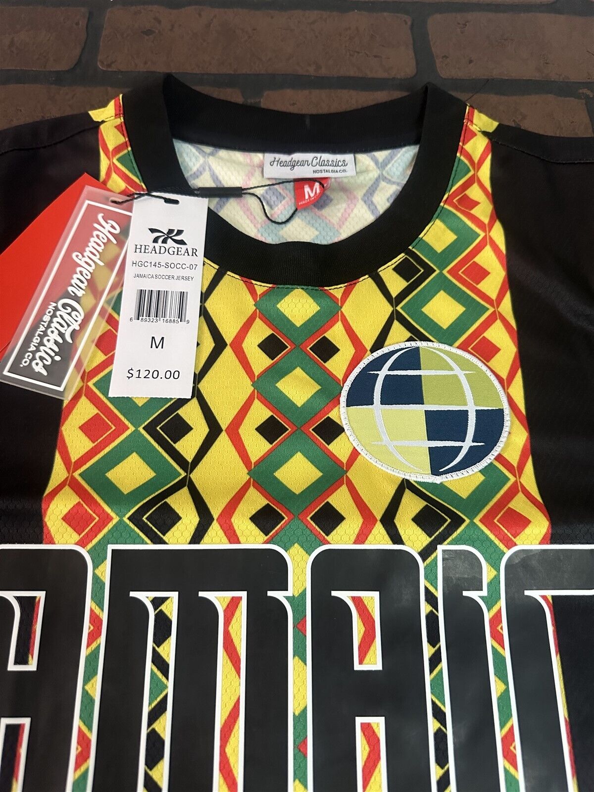 JAMAICA 1990 World Cup National Team Headgear Classics Soccer Jersey
