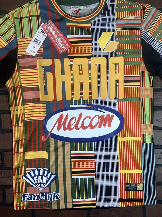 GHANA 1990 World Cup National Team Headgear Classics Soccer Jersey