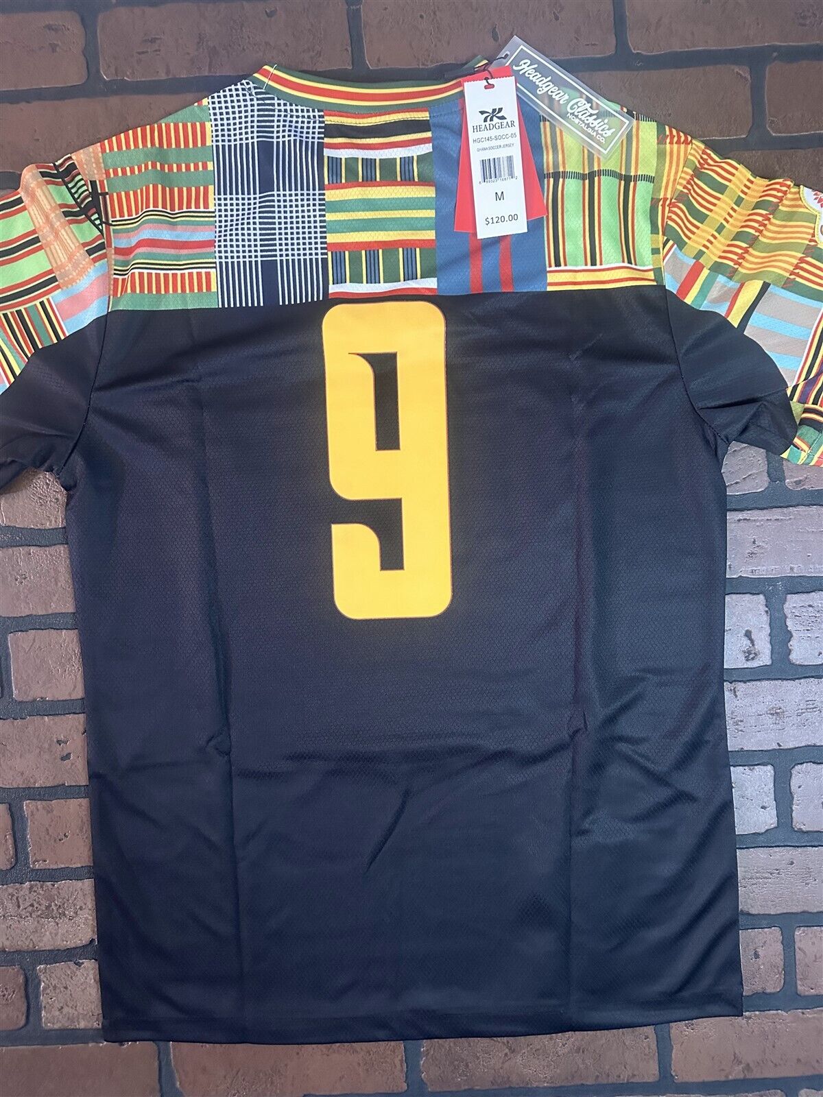 GHANA 1990 World Cup National Team Headgear Classics Soccer Jersey