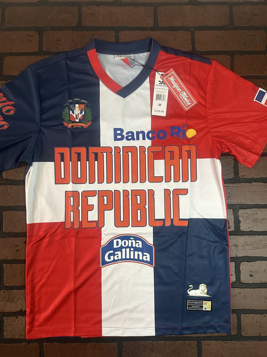 DOMINICAN REPUBLIC 1990 World Cup Team Headgear Classics Soccer Jersey
