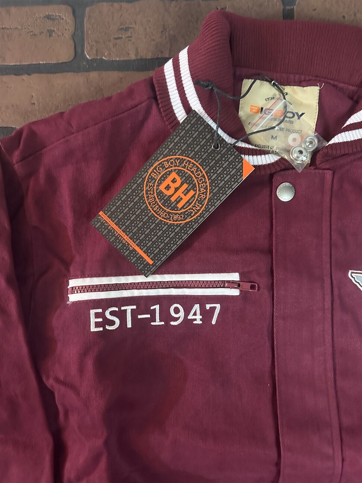 TEXAS SOUTHERN UNIVERSITY Big Boy Headgear Jacket~Never Worn~M XL 2XL