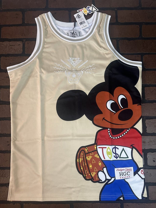 MICKEY TISA Headgear Classics Basketball Jersey