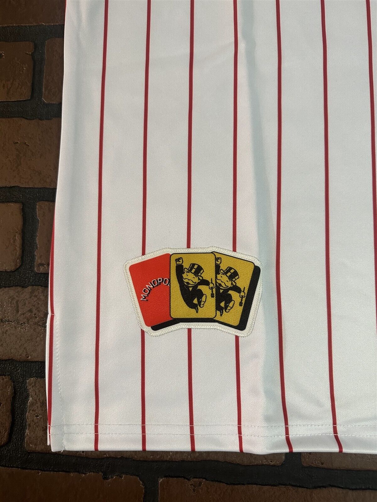 MONOPOLY White Headgear Classics Basketball Jersey