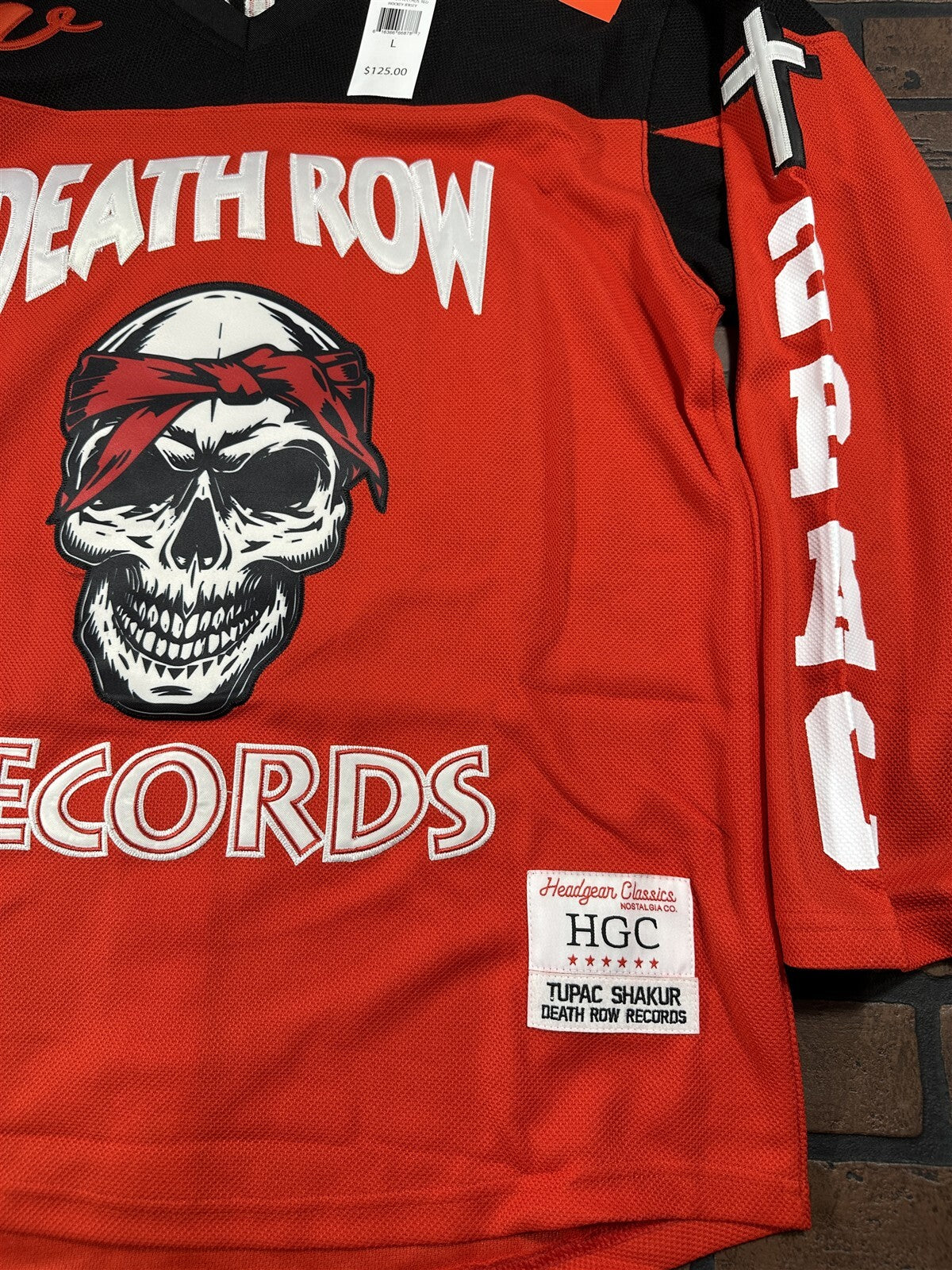 DEATH ROW RECORDS Headgear Classics Hockey Jersey