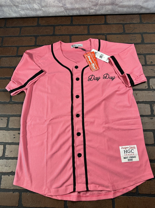 PINKY'S Day Day Headgear Classics Pink Baseball Jersey
