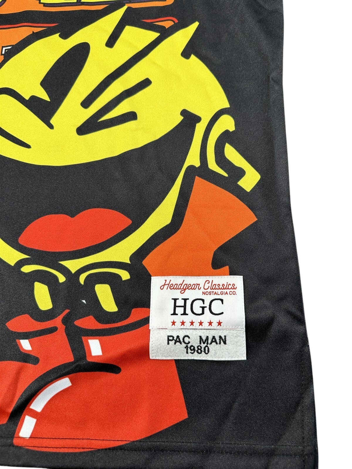 PAC MAN Black Headgear Classics Basketball Jersey ~Never Worn~ S M L